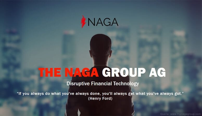 NAGA ist ein innovatives Fintech-Unternehmen, das mit seiner sozialen Handelsplattform persönliche Finanzgeschäfte und Investitionen nahtlos miteinander verbindet