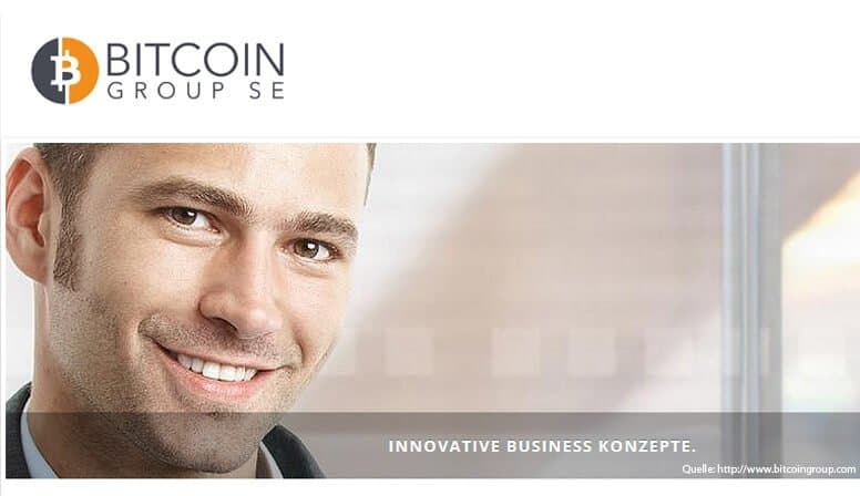 Die Bitcoin Group SE ist eine Holding mit Schwerpunkt auf innovativen und disruptiven Geschäftsmodellen und Technologien aus den Bereichen Cryptocurrency und Blockchain.