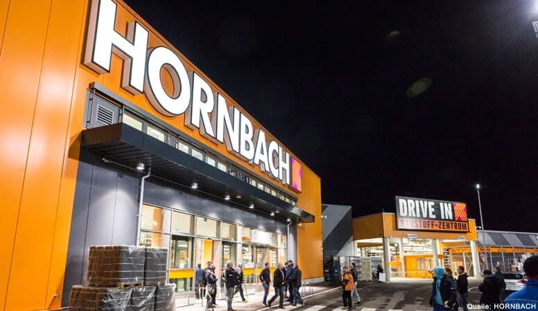 HORNBACH-Gruppe mit beschleunigtem Wachstum