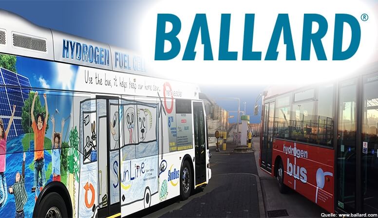 Ballard Power Brennstoffzellenbusse.
