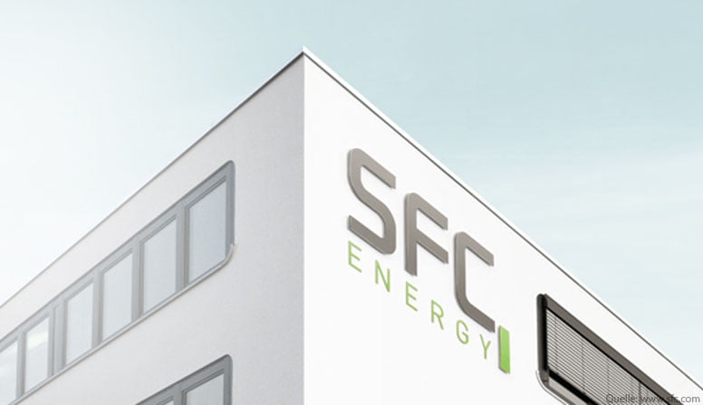 Die SFC Energy AG ist ein führender Anbieter von Wasserstoff- und Methanol-Brennstoffzellen