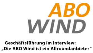 Die ABO Wind AG ist ein Projektentwicklungsunternehmen für Anlagen der Energieversorgung aus erneuerbaren Energiequellen