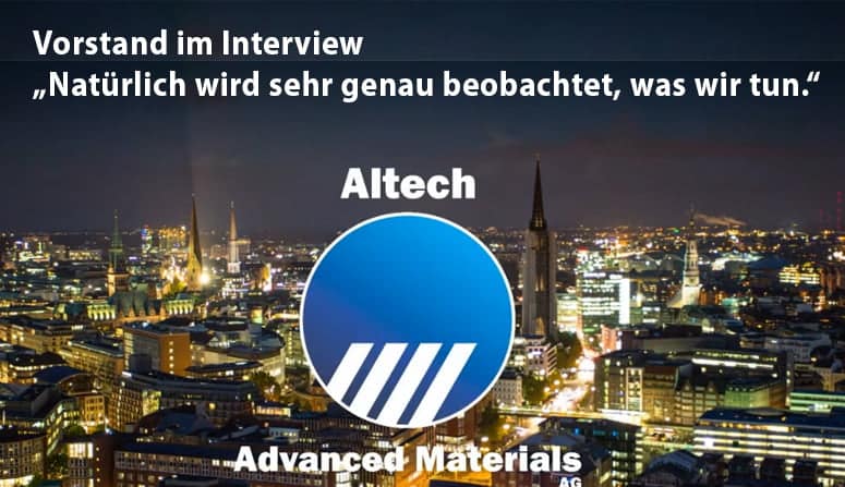 Batterien für E-Mobility. Altech Advanced Materials Vorstand im Interview