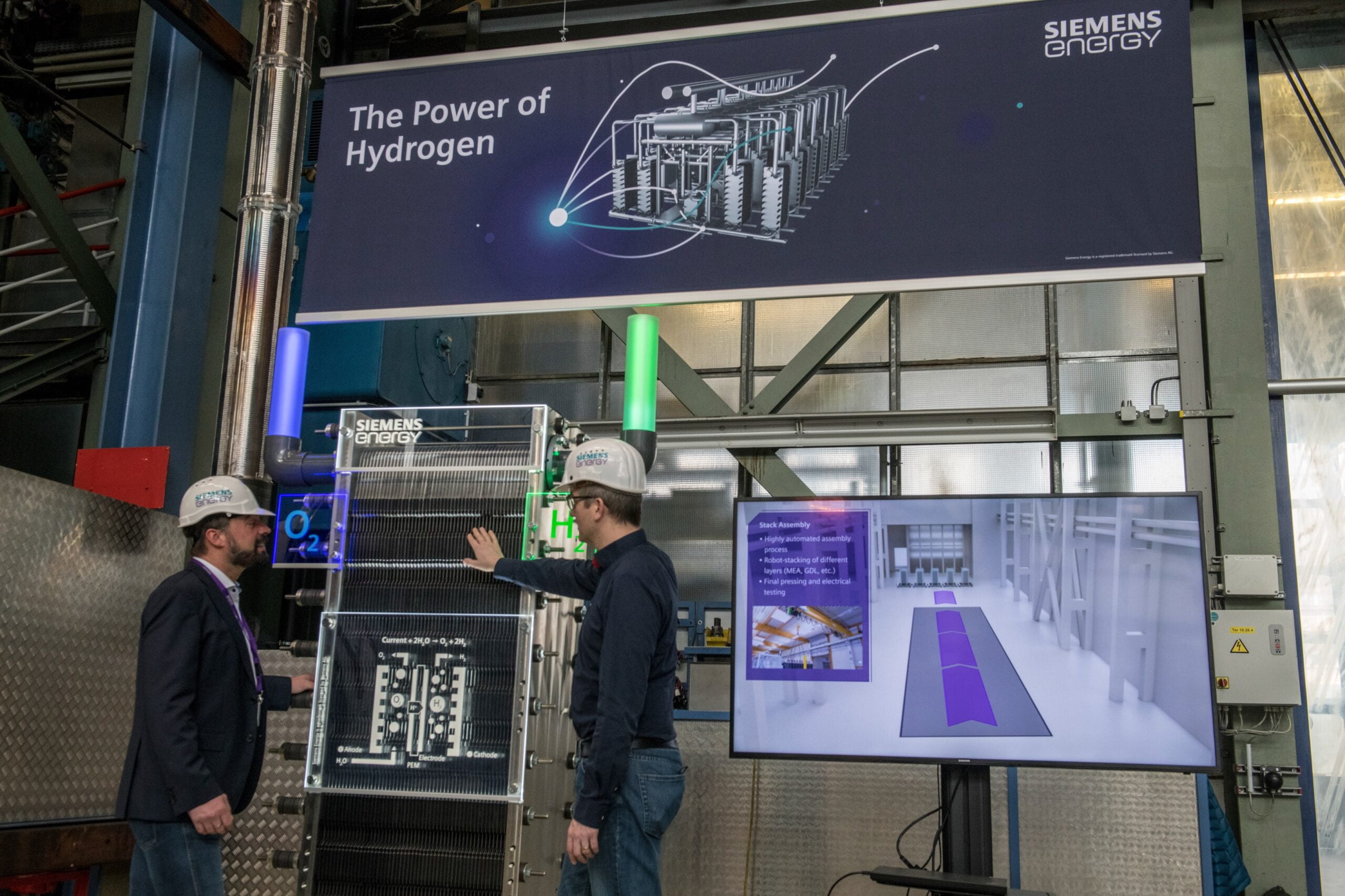 Siemens Energy Aktie macht Nel Konkurrenz. Gigafactory in berlin.