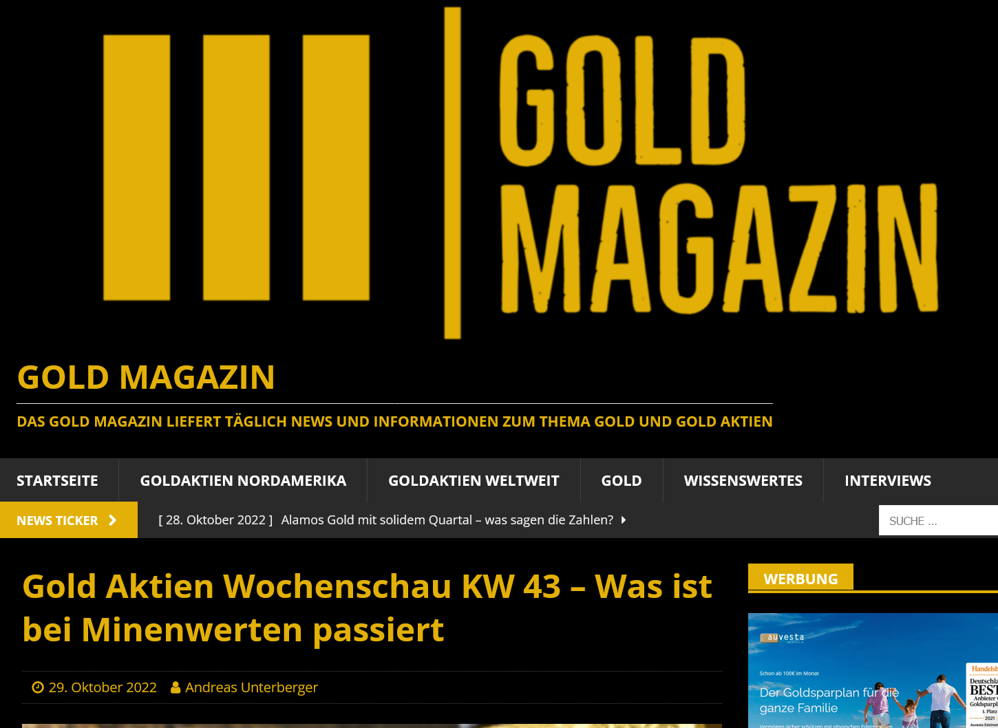 Gold Magazin Gastbeitrag