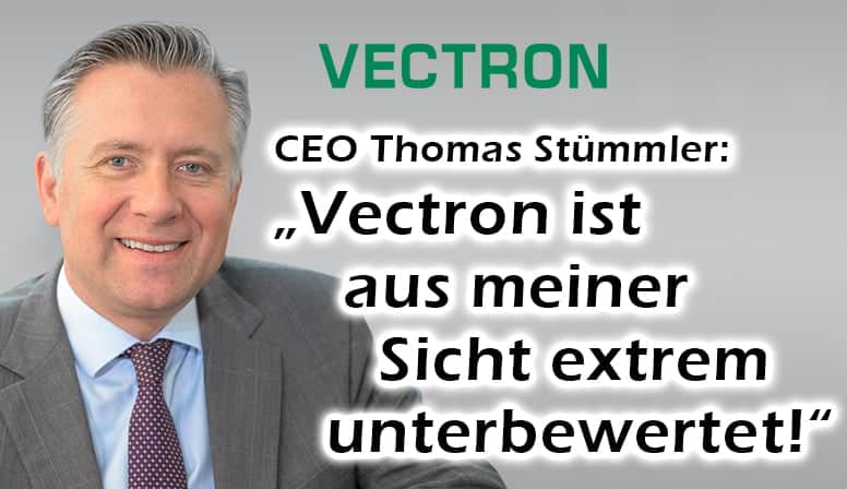 Vectron Aktie im Kurstal. Verfehlte Prognosen, Covid-19 Leidtragender. Warum die Aktie für den CEO und Hauptaktionär Potential hat INTERVIEW.