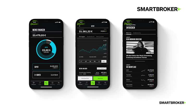 Teil des neuen Angebots von SMARTBROKER+ ist unter anderem ein Bereich, in dem sich Anlegerinnen und Anleger inspirieren lassen und beliebte Aktien in eine Watchlist aufnehmen können. 