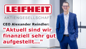 Die 1959 gegründete Leifheit AG ist einer der führenden europäischen Markenanbieter von Haushaltsprodukten. Der Leifheit-Konzern gliedert sein operatives Geschäft in die Segmente Household, Wellbeing und Private Label. Die Produkte der Marken Leifheit und Soehnle – zwei der bekanntesten Haushaltsmarken Deutschlands – zeichnen sich durch hochwertige Verarbeitungsqualität in Verbindung mit besonderem Verbrauchernutzen aus.